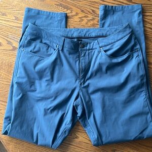 Lululemon pants ABC 5 pocket 32”inseam  size 36, light blue